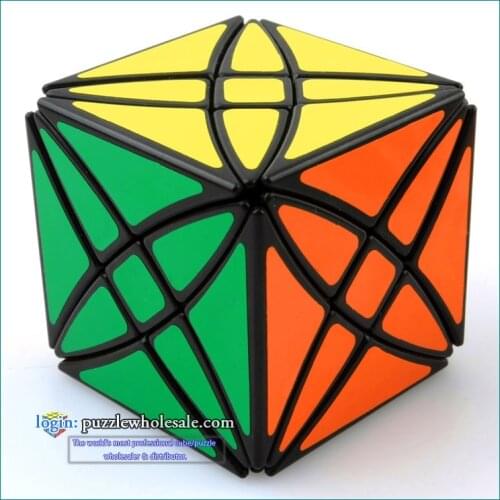 Hot Sell! Lanlan Flower Rex Magic Cube Speed Puzzle Cube 8 Axis Hexahedron Magic Cube Toys for kid children