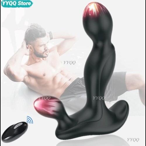 Remote Control Prostate Massager Vibrator Anal Plug Vibration Male Masturbation Anal Sex Toy Female Charging Adult Products 18
