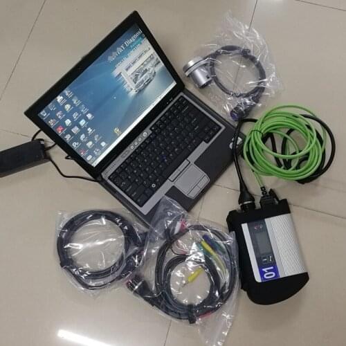 MB Star C4 with V06.2021 software X/DAS/DTS monaco/EPC/WIS installed well in used Laptop D-ell D630 4G and HDD for Auto diagnose