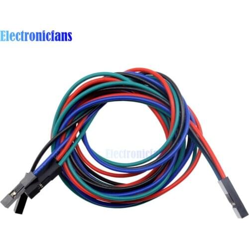 5pcs 4Pin 70cm Cable Set Female-Female Jumper Wire for Arduino 3D Printer Reprap
