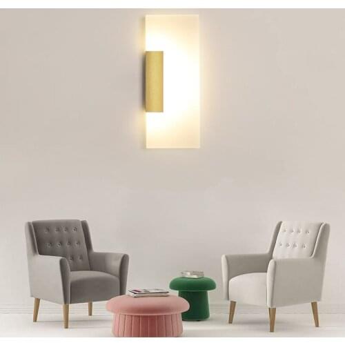 Wall Lamp Bedroom Living Room Study Room Dining Room Wall Lamp Wall Type Acrylic Modern Fashion Metal Home