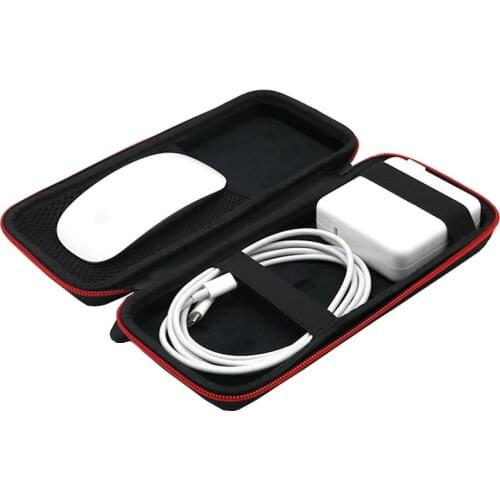 Newest EVA Hard Travel Protect Box Storage Bag Carrying Cover Case for Apple Pencil Magic Mouse Magsafe Power Adapter