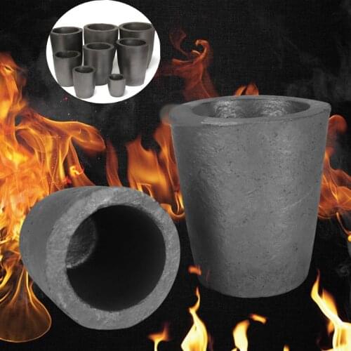 New Graphite Crucible Foundry Crucible Melting Tool 1-16kg Furnace Casting Gold Silver Copper Brass Aluminum