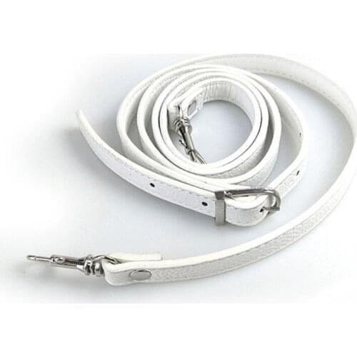 PU Leather Bags Strap with Bag Hanger Buckle Belt Handle Rivet for Women 13 Colors Solid Alloy Female Bag Accessories For Ladies