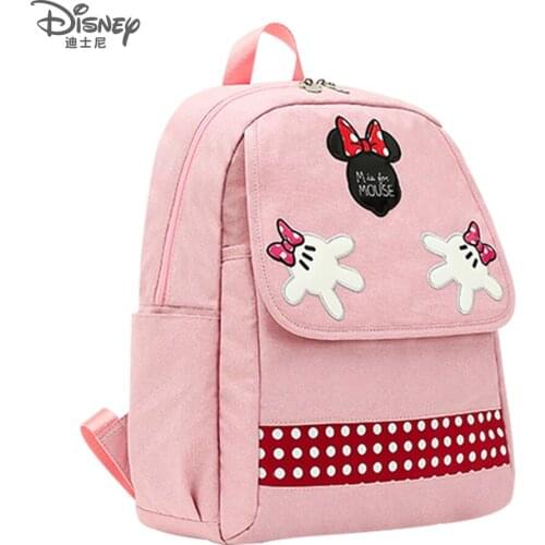 Disney Diaper Backpack Bags Baby Insulation Waterproof Stroller Nappy Bag Mom Mummy Mickey Minnie Wet Bag Baby Care Organizer
