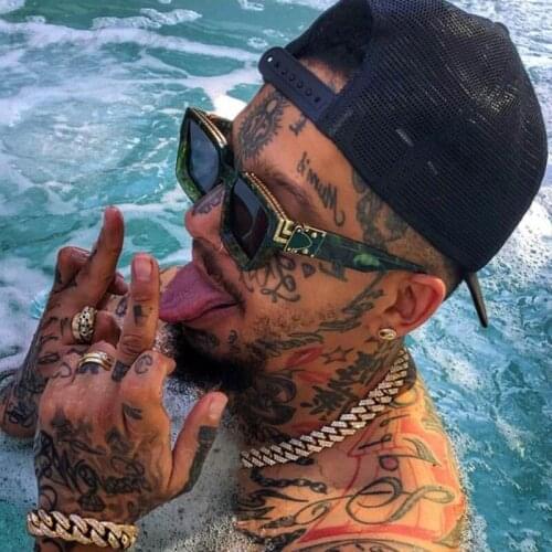 Kinlion Square Sunglasses Men Luxury Brand Rectangle Women Sun Glasses Vintage Oversized Gafas Feminino Oculos De Sol 2020