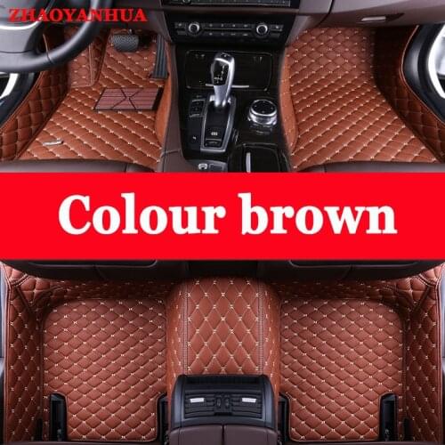 Custom LHD/RHD Special Car Floor Mats For Mercedes-Benz S Class S350 S400 S500 S600L Year Waterproof Leather Anti-Slip Carpet