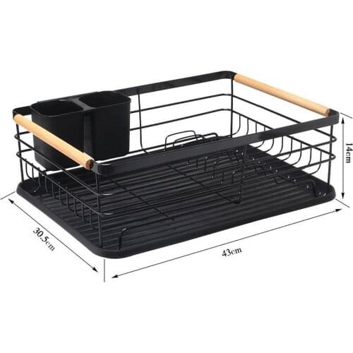 Dish Bowl Drying Rack Kitchen Dinnerware Storage Basket Drainer Counter Top Cabinet Tableware Container Organizer Plate Drainer