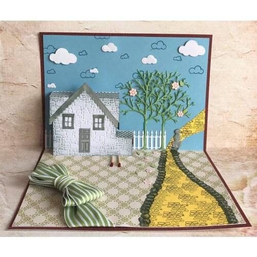 Flower Tree Metal Cutting Dies Stencils For DIY Scrapbooking Album Decorative Embossing Card Craft Die Cut Template New 2019