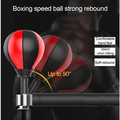 Heavy Boxing Speed Response Stick Target Stand Punching Bag With 360-Degree Reflex Bar Boxing Ball Home Dodge Training Device