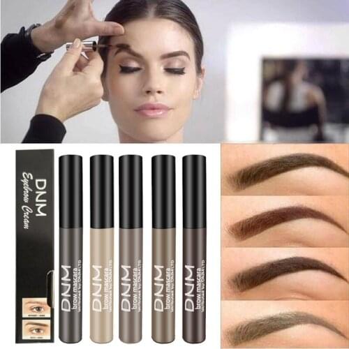 5 Color Liquid Eyebrow Pencil Long Lasting Waterproof Eyebrow Tint Cream Brown Black Dye Brush Gel Eye Brows Eye Makeup Cosmeti
