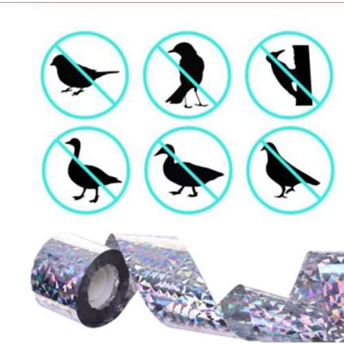 Audible Bird Scare Tape Anti Bird Tape Repellent Fox Pigeons Repeller Ribbon Tapes Pest Control Reflective Scare Bird Repellent
