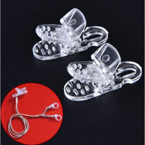 1PCS Transparent ABS Clamp for BTE Hearing Aids Clip Clamp Replacement Prevent Hearing Aid from Falling Nose/Ear Clips