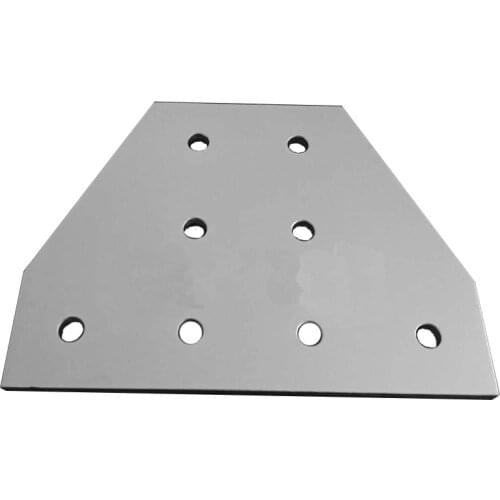 1pcs T type 90 Degree Joint Board Plate Corner Angle Bracket Connection for Aluminum Profile 3060/4080 30x60/40x80 with 8 holes