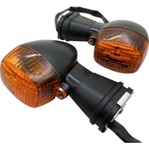 For kawasaki Ninja 500 500R EX500 GPZ500/S GPZ1100 ZZR600 ZR-7S Motorcycle Turn Signal Indicator Yellow Light 2PCS ABS Flashers