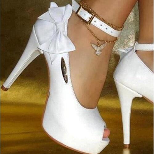 2019 fashion high heels buckle strap party shoes lady sandals for women plus size wedding sandals xd099-0