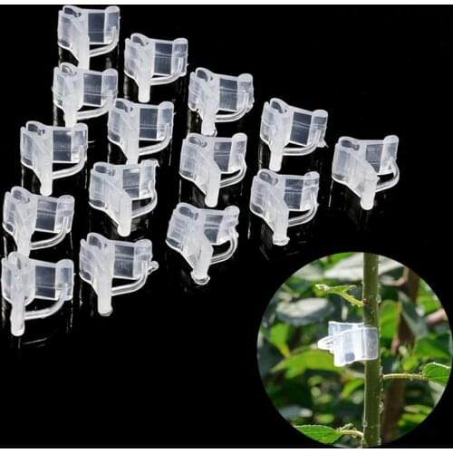 Durable Plastic Grafting Clips Garden Vegetable Flower Vine Bushes Plants 50pcs