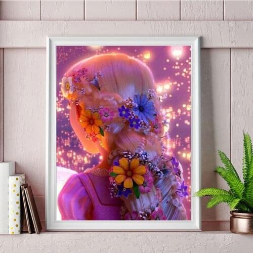 The Goddess of Luck Store Round Diamond Painting 5d Character Diy Cross Stitch Beauty Mosaic Home Decoration Painting Gift