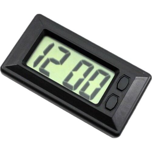 Car Truck Vehicle Dash Home Desk Digital LCD Clock Time Date Functional Style High Quality Plastic