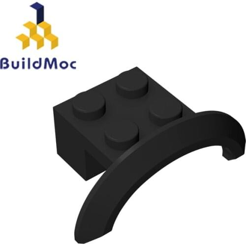 BuildMOC 98282 28579 4x2 2x2 vehicle wheel arch Building Blocks Parts DIY Educational Creative gift