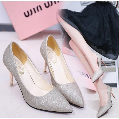 Designer Sexy Womens Pumps 2021 Office Lady Stiletto High Heels Pointed Toe Fashion Wedding Dress Party Shoes