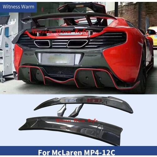 For McLaren MP4-12C 650S MC Carbon fiber /FRP Front Rear bumper lip diffuser splitter air knife Side skirts Rear spoiler Bodykit