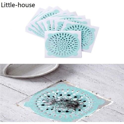 Hair Filter Kitchen And Bathroom Shower Drain Cover Net Stickers Household Merchandises Kitchen Tools Drain Cover Net Stickers