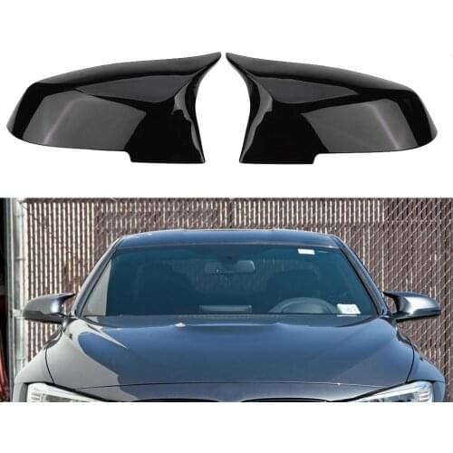 Glossy Black Mirror Cover For BMW F20 F21 M2 F23 F30 F36 X1 E84 F87 320i 328i 330i 335i M4 -Style