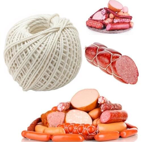 Cooking Tools Butchers Cotton Turkey Cord Tie Sausage Meat Twine Drop Prep Rope Meat Ship Strings Barbecue Trussing 220 feet