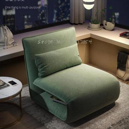 Lazy sofa tatami bedroom single bed folding floor sleeping mat balcony bay window back recliner floor sofa