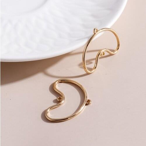 10pcs/lot 32*24mm Trendy Alloy Crescent Moon Charms Connector Fit Bracelets Pendants Necklaces DIY Decoration Jewelry Making