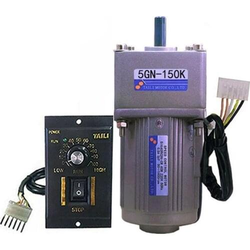5IK40RGN 40W AC 220V gear reducer motor, forward and reverse, speed ratio 3K-180K, adjustable speed + speed controller