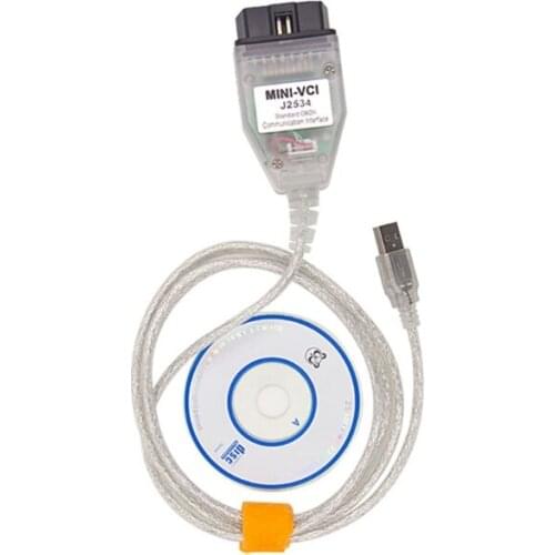 2021 New Automotive Diagnostic Test Cable Mini Vci Cable Supporting J2534 Auto Scanner OBD OBD2