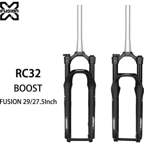 NEW X-FUSION RC32 MTB Mountain Bike Front Fork 27.5/29inch Stroke 100/120mm Air Damping Remote Suspension Control Bicycle Parts
