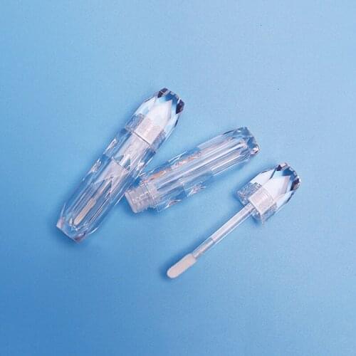 Free Shipping 30/50pcs High Grade Diamond Clear Lip Gloss Tubes DIY Cosmetic Containers Empty Lip Gloss Lip Balm Bottles