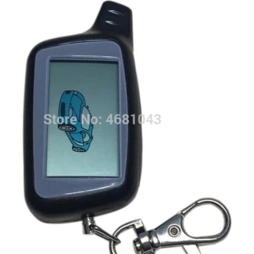 Wholesale X5 LCD Remote Control Key Fob For Russian Version Vehicle Security Two way car alarm system TOMAHAWK X5 Keychain