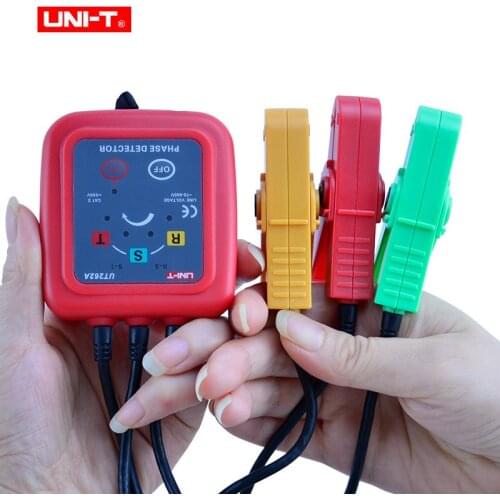 UNI-T UT262C UT262A Non-contact 3 Phase Detector Sequence Recognition Missing Judgment Tester Current Meters Multimeter Buzzer