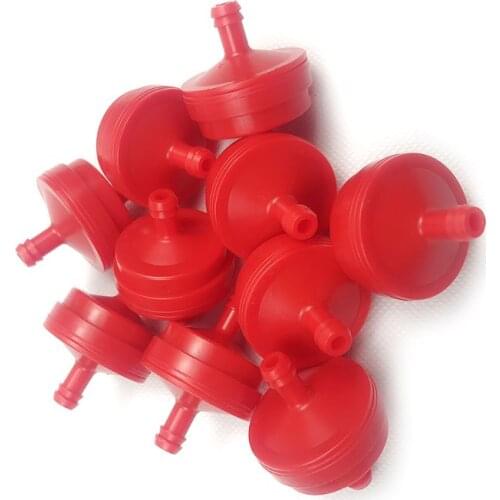 10pcs Lawn Mower 1/4" Inline Gas Fuel Filter for Briggs Stratton 298090 298090S Toro 42-5240