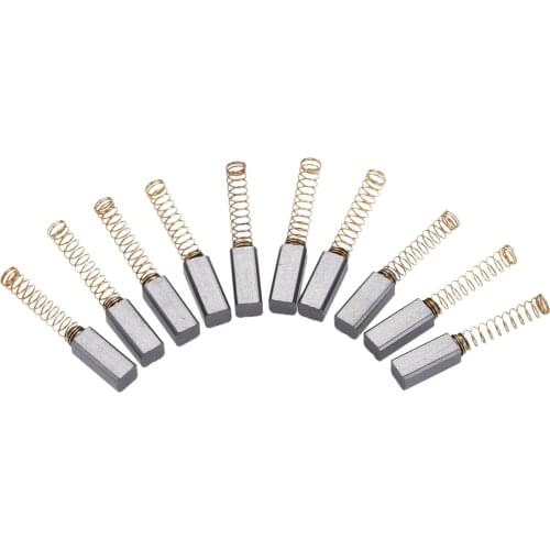 10 Pcs Graphite + Copper Wire Old Household Sewing Machine Carbon Motor Brushes for Singer Elna Kenmore 100W-180w Sewing Machine