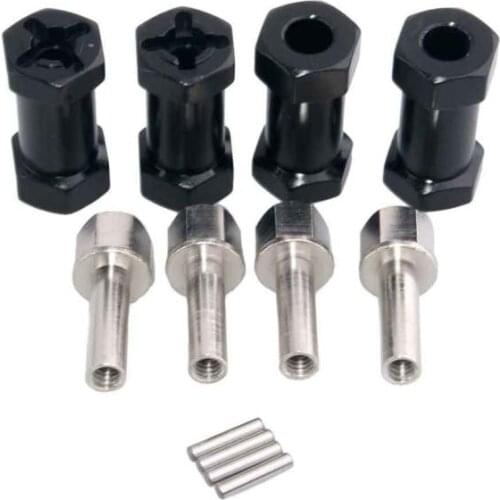 2 color RC Wheel Hex 12mm Longer Coupler Simulation 20mm Adapter For Tamiya CC01