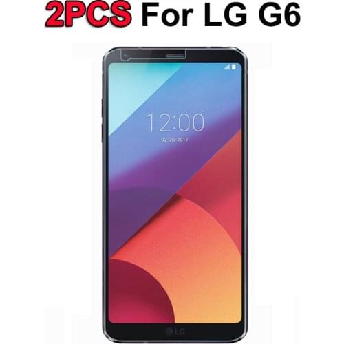 2PCS Screen Protector sFor LG G6 Glass Mobile Phone Tempered Glass For LG G6 LGG6 Screen Protector G 6 H870 H873 Front Film