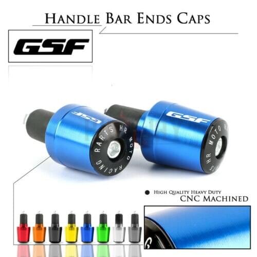 7/8'' 22mm Motorcycle Accessories Handlebar Grips End Handle Bar Cap End Plug For SUZUKI GSF 250 600S GSF 650 1200 650S BANDIT