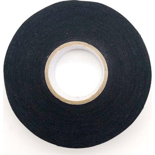 Free shipping abrasion proof cold-resistant polyester cotton material black white or colorful custom black hockey tape
