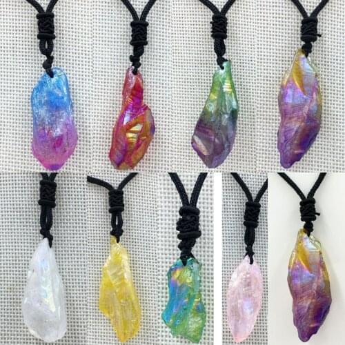 Free shipping Fashion Jewelry electroplate Crystal Pendant Bead Necklace WB799