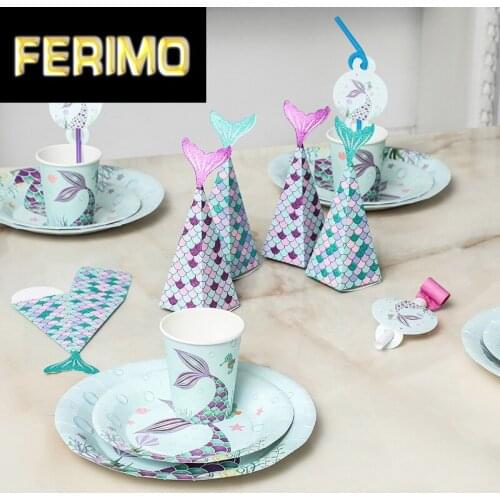 Glitter Mermaid Shaped Candy Box Chocolate Box For Mermaid Birthday Party Kid Treat Box For Birthday