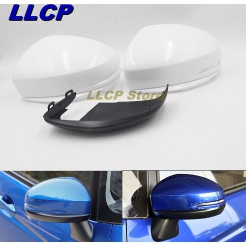 For HONDA FIT JAZZ GK5 2015 2016 2017 2018 2019 Car Exterior Rearview Door Mirror Cover None Painted