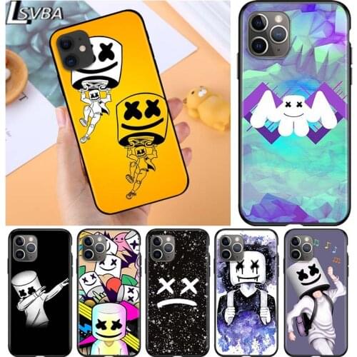 DJ boy fashion for Apple iPhone 12 Pro Max Mini 11 Pro XS Max X XR 6S 6 7 8 Plus 5S SE2020 Soft Black Phone Case