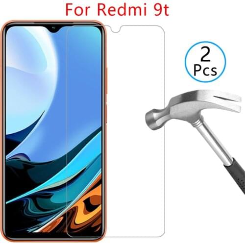Case on redmi 9t cover screen protector tempered glass for xiaomi ksiomi readmi 9 t t9 redmi9t 6.53 protective phone coque bag
