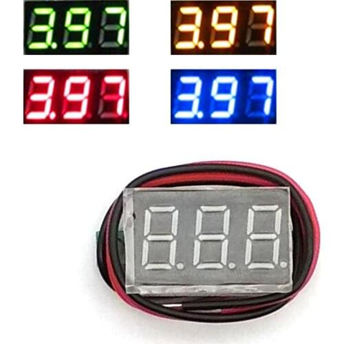 0.36 Inch Mini LCD Display Voltmeter Ammeter Voltimetro Amperimet Digital DC 4.7-30V LED Mini Digital Voltmeter Ammeter