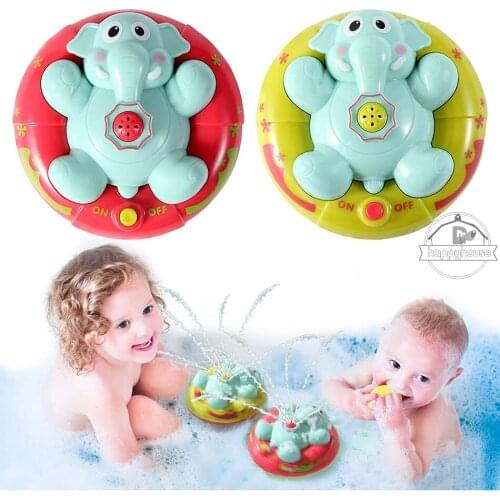 Baby Bath Toys Spray Water Shower Swim Pool Bathing Toys for kids Spinning Boat with Toy Lions Bathtub Toys for Toddlers Kids